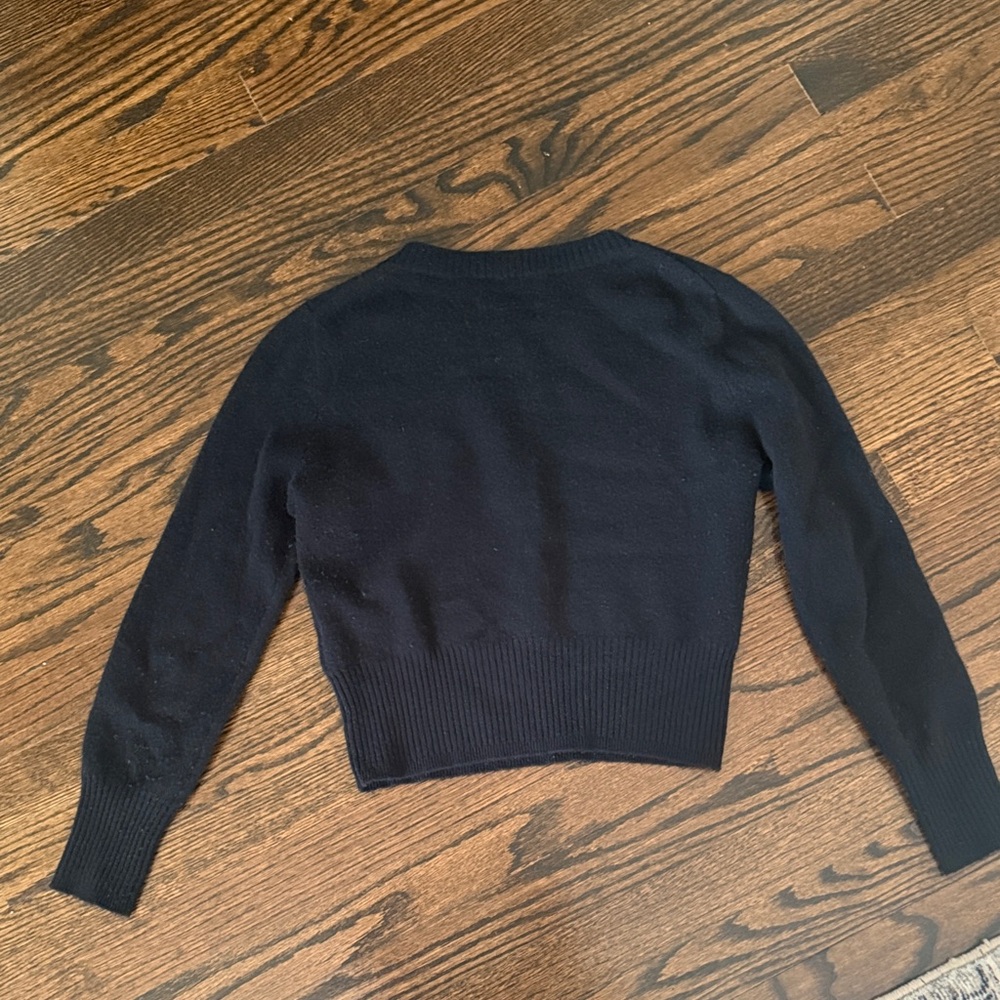 J. Crew cropped cashmere Women's Black Sweater - Picture 5 of 6